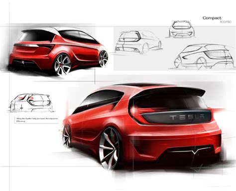 My E-Life Now !: More Tesla Model C Concept Sketches