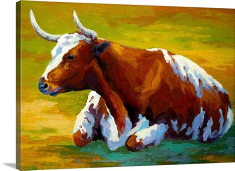 Longhorn Cow Wall Art, Canvas Prints, Framed Prints, Wall Peels | Great ...