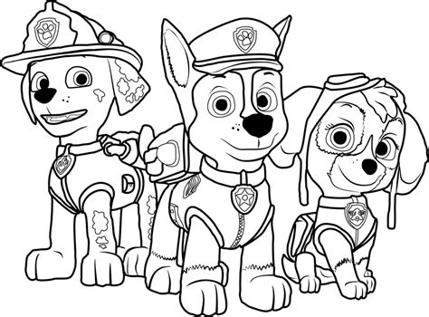 Kids Colouring Pages Paw Patrol Discover our paw patrol coloring pages