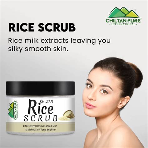 Rice Scrub – A Gentle Exfoliator – ChiltanPure