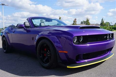 Custom Dodge Challenger SRT Demon Convertible up for sale