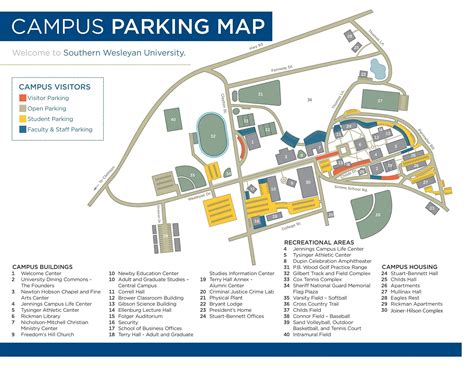 University Of Kansas Campus Map Parking