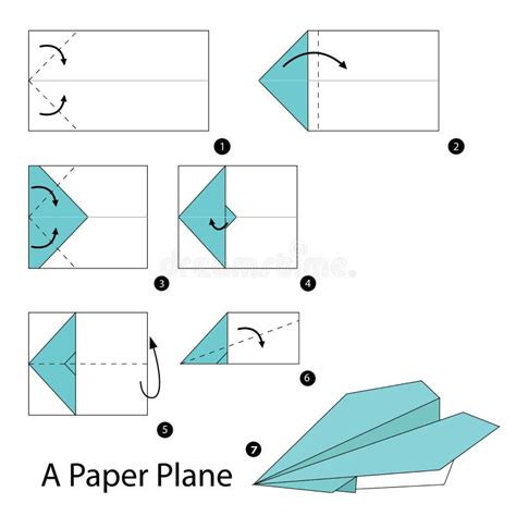 Krok Po Kroku Instrukcje Dlaczego Robić Origami Tapetują Samolot ...