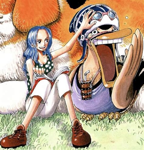 Vivi & Karoo 🧡💙 | One piece manga, Ace and luffy, One piece nami