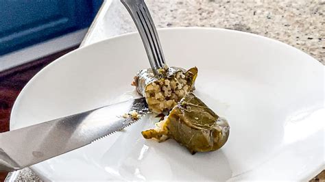 Trader Joe's Dolmas Review (Stuffed Grape Leaves) - Sip Bite Go