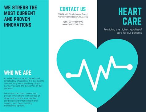 Free, printable professional medical brochure templates | Canva