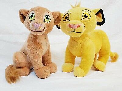 Disney The Lion King Simba Nala Cub Plush Toy Set Ages 2+ Just Play 7 ...