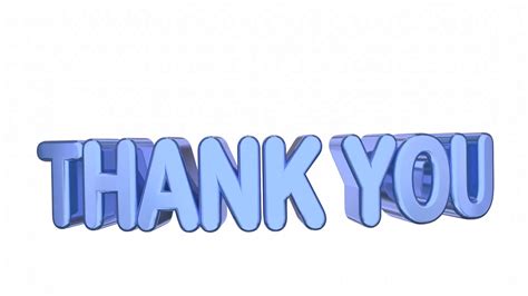 Thank Gratitude Words Cartoon Face 3 D Stock Motion Graphics SBV ...