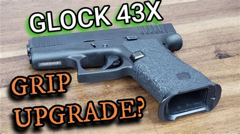 GLOCK 43X UPGRADE: Grips - YouTube