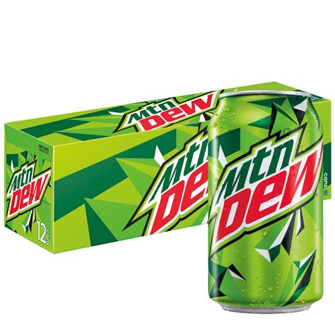 Mountain Dew Original Soda, 12 oz Cans., 12 Count - Walmart.com ...