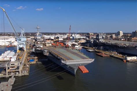 New US Navy supercarrier USS John F. Kennedy catapults 80,000-pound ...