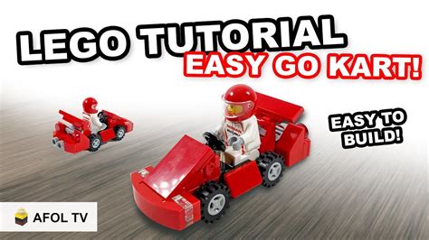 Easy LEGO Go Kart (Tutorial!) | Lego tutorials, Lego, Tutorial