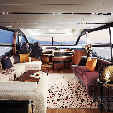 Futuristic Yacht Interior