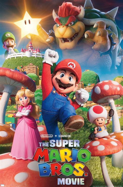 Buy Trends International The Super Mario Bros. Movie - Mushroom Kingdom ...