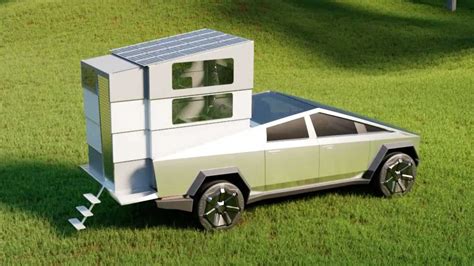 CyberLandr - Le Tesla Cybertruck se tranforme en camping-car