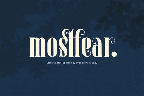 Mostfear Classic Serif Typeface | Classic serif fonts, Serif fonts ...