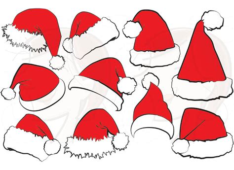 Get Festive with Free Santa Drawing Cliparts