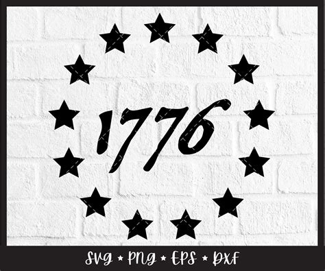 1776 Us Flag Svg