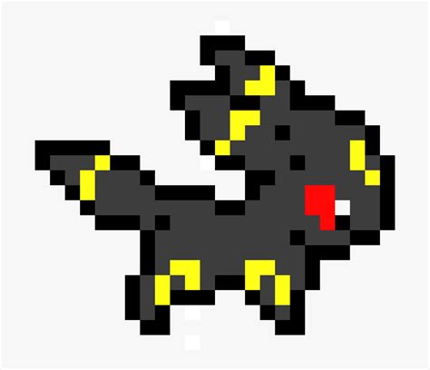 Pixel Art Pokemon Umbreon, HD Png Download , Transparent Png Image ...