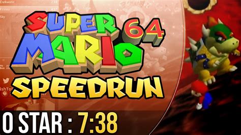 Super Mario 64 0 Star Speedrun in 7:38 - YouTube