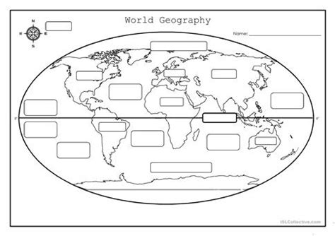 World Geography Worksheets