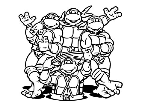 Teenage Mutant Ninja Turtles Coloring Pages - Best Coloring Pages For Kids