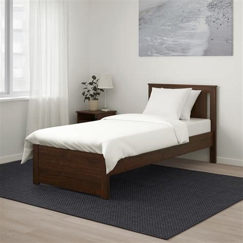 SONGESAND Bed frame, brown, Luröy, Twin - IKEA