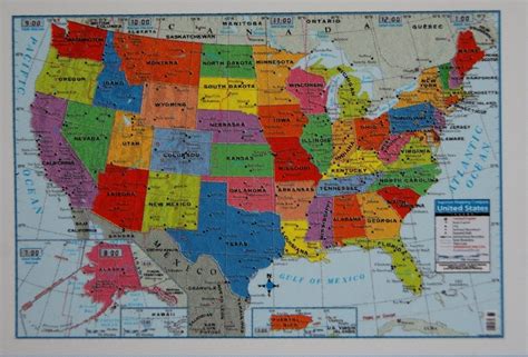 Wall Map Of Usa – Topographic Map of Usa with States