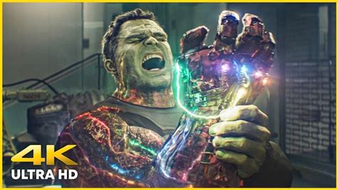 Hulk Snaps - Brings Everyone Back | Avengers Endgame (Open Matte) [4K ...