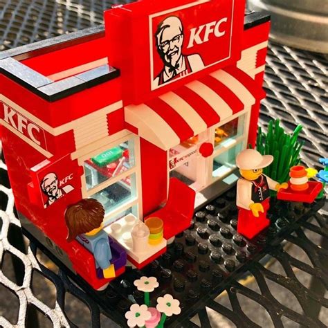 KFC Custom Lego Restaurant Building Personalised Lego City | Etsy