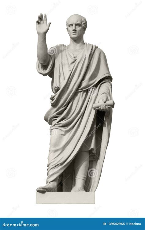 Statue of Cicero, a Roman Statesman, Lawyer, Orator and Philosopher ...