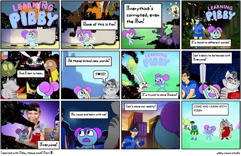 Learning with Pibby fanmade theme comic part 2 by AlongCameSonic on ...