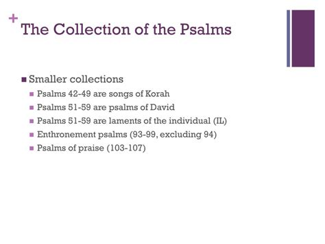 PPT - Psalms: Structure, Content & Message PowerPoint Presentation - ID ...