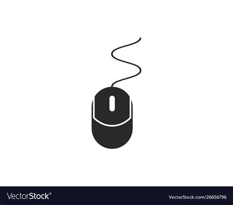 Computer mouse logo Royalty Free Vector Image - VectorStock