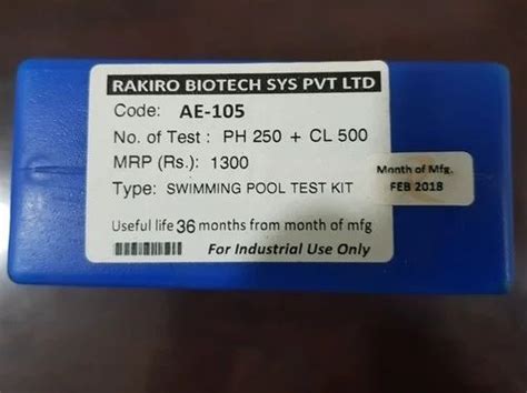 Swimming Pool Multi Test Kit( PH & Chlorine test ) at Rs 950/piece ...