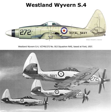 Wyvern S.4 | Wwii fighter planes, Wwii aircraft, Westland wyvern