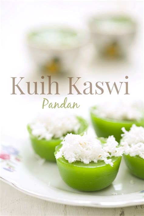 Kuih Kaswi Pandan - masam manis