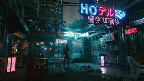 4K, Cyberpunk 2077, Street, Night, HD Wallpaper | Rare Gallery