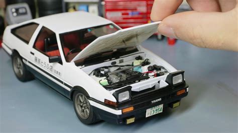 Automotive Aoshima 1/24 Model Car Kit Initial D Toyota Sprinter Trueno ...