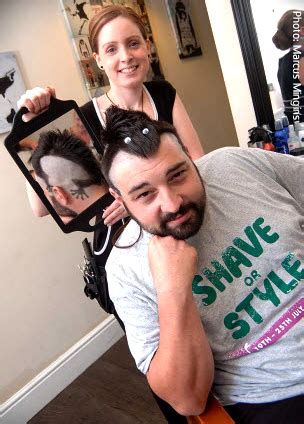 Lizard Haircut Raises Money For 'Shave or Style'