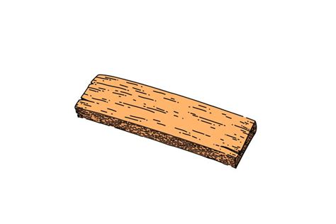 plank wood sketch hand drawn vector (2323151)