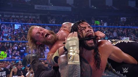 Roman Reigns and Edge had the crowd going wild