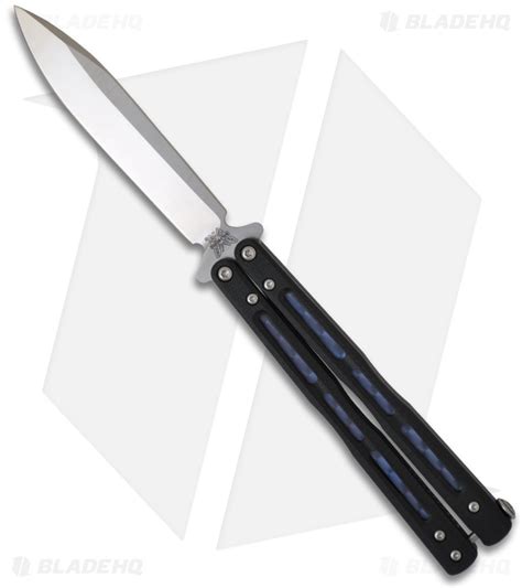 Benchmade 51 Morpho Balisong Butterfly Knife (Black) | Blade HQ