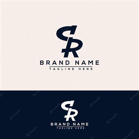 Premium Vector | Cr logo design template vector graphic branding element