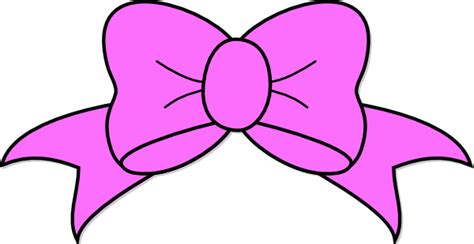 Light Pink Hair Bow Clip Art at Clker.com - vector clip art online ...