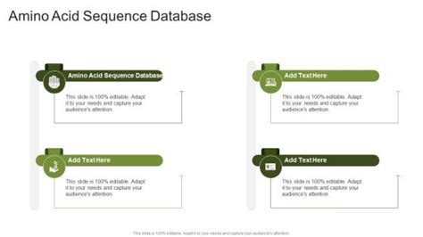 Amino Acid Sequence Database PowerPoint Presentation and Slides | SlideTeam