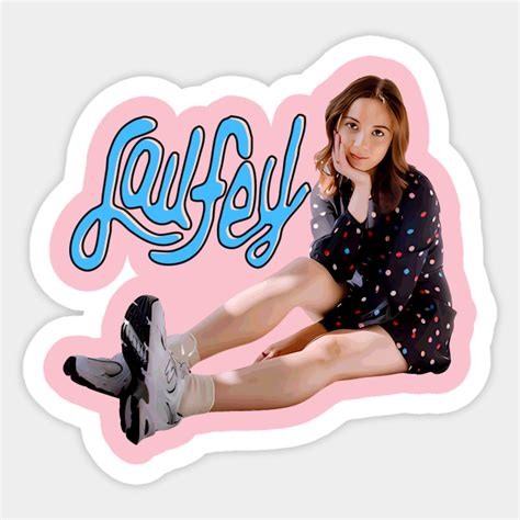 Icelandic Singer Laufey Sticker in 2024 | Stickers, Custom stickers ...