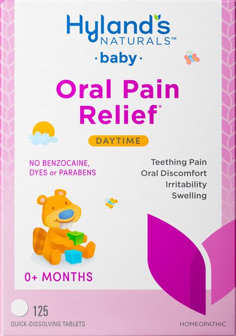 Baby Oral Pain Relief, 125 Tablets | PipingRock Health Products