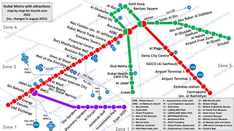 dubai metro map