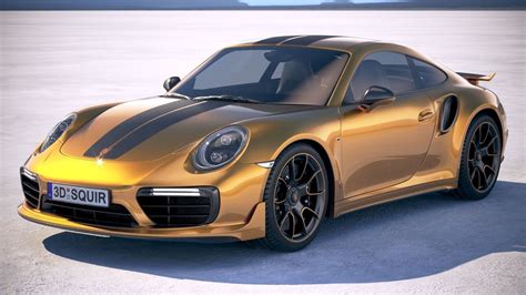 Porsche 911 Turbo S Exclusive Series 3D model